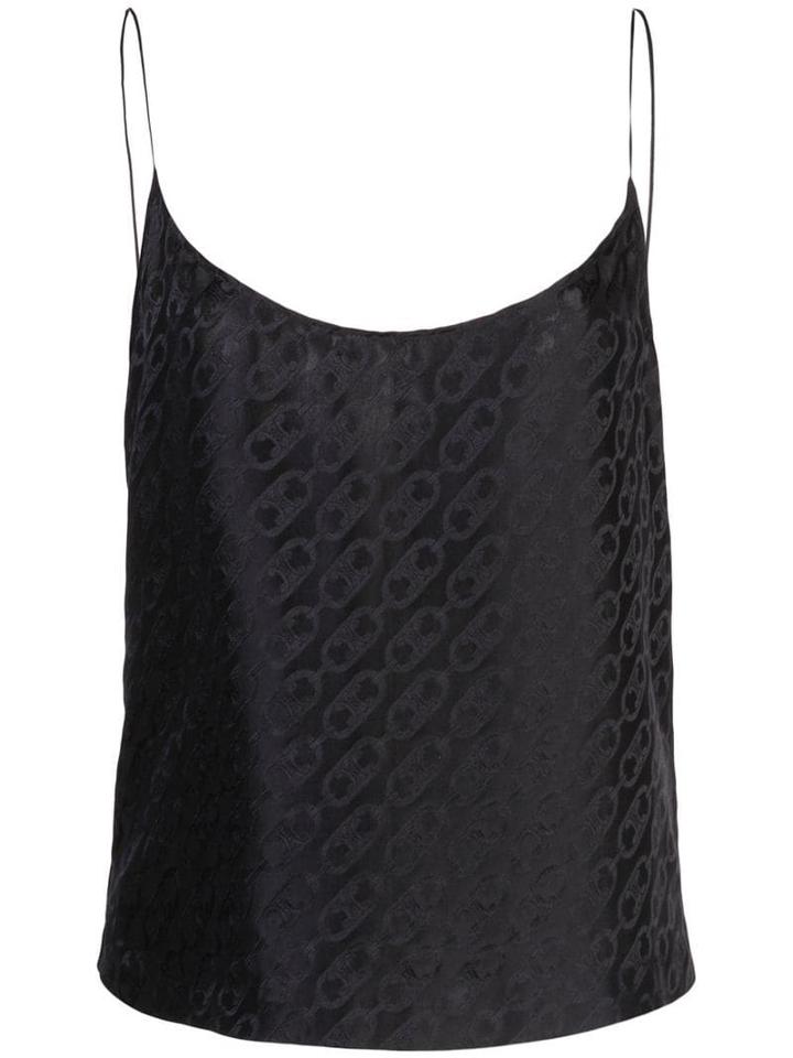 Kiki De Montparnasse Logomania Camisole - Black