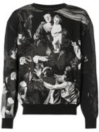 Off-white Caravaggio Print Sweatshirt - Black