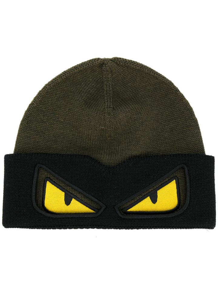 Fendi Bag Bugs Beanie Hat - Green