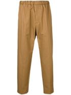 Jil Sander Relaxed-fit Trousers - Brown