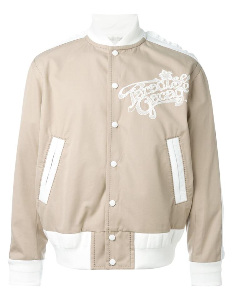 Sacai Paradise Garage Bomber Jacket - Nude & Neutrals