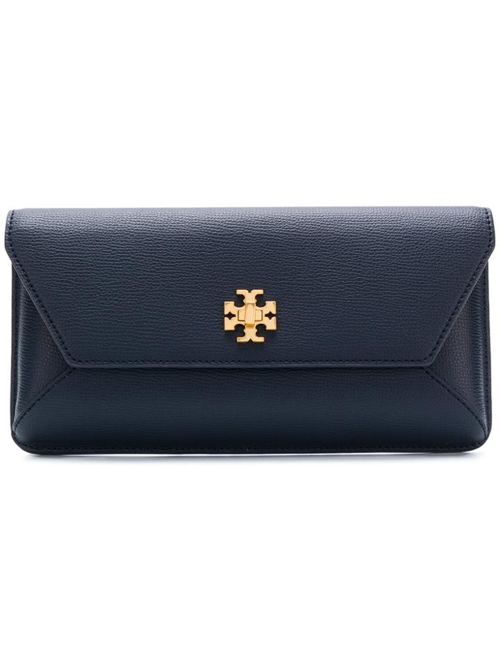 Tory Burch Turn-lock Clutch Bag - Blue