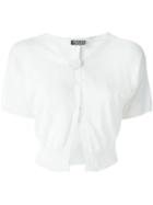 Twin-set Bolero Cardigan, Women's, Size: L, White, Cotton