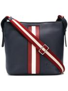 Bally Racer Stripe Tote - Blue