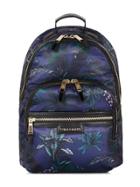 Tiba + Marl Elwood Botanical Print Changing Backpack - Blue