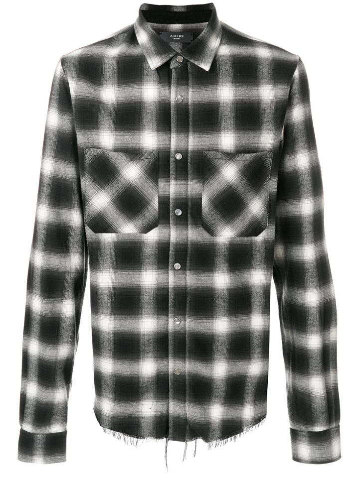 Amiri Checkered Print Flannel Shirt - Unavailable