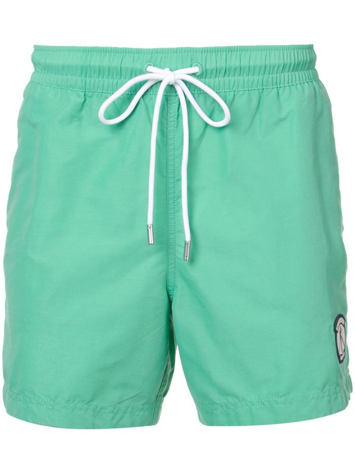 Katama Logo Swim Trunks - Green