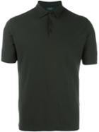 Zanone Shortsleeved Polo Shirt, Men's, Size: 56, Green, Cotton