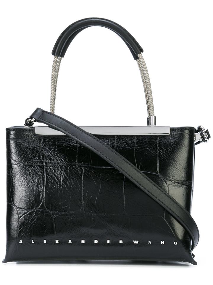 Alexander Wang Dime Small Satchel Bag - Black