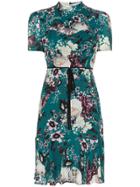 Erdem Anne Floral Mini-dress - Green