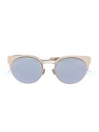 Dior Eyewear Cat Eye Sunglasses - Metallic