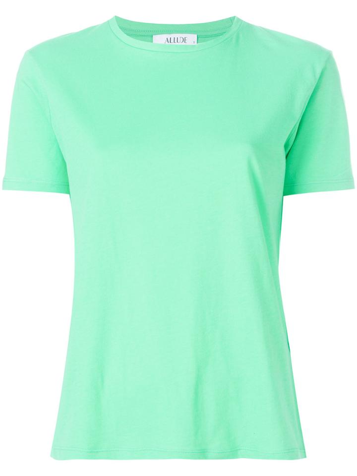 Allude Plain T-shirt - Green