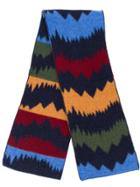 Howlin' Volcano Spash Knitted Scarf - Blue