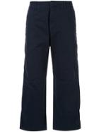 Nº21 Flared Cropped Trousers - Blue