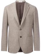 Boglioli Patch Pockets Blazer, Men's, Size: 46, Nude/neutrals, Acetate/cupro/cashmere/wool