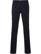 Incotex Tartan Check Suit Trousers - Black