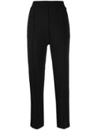 Twin-set High-waisted Slim-fit Trousers - Black