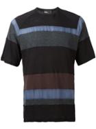 Kolor Striped T-shirt, Men's, Size: 2, Cotton/nylon/cupro