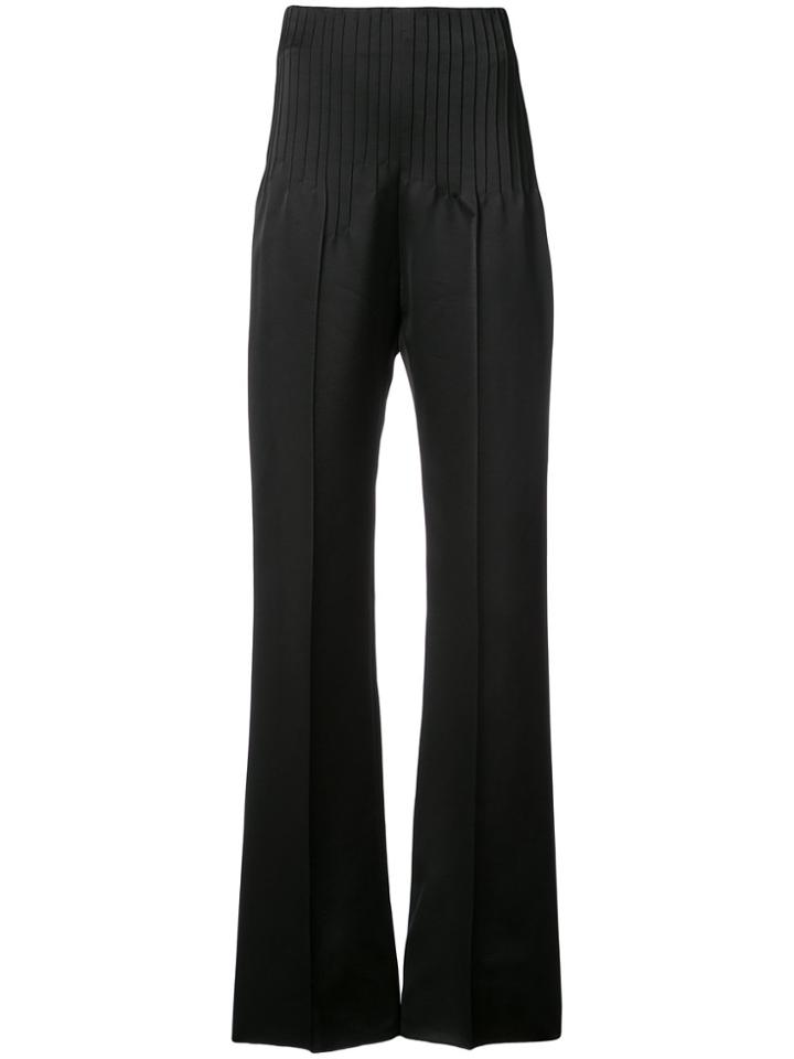 Maticevski Long Flared Trousers - Black