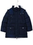 Il Gufo Padded Coat, Toddler Boy's, Size: 5 Yrs, Blue