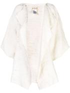 Voz Flamme Knit Bolero - White