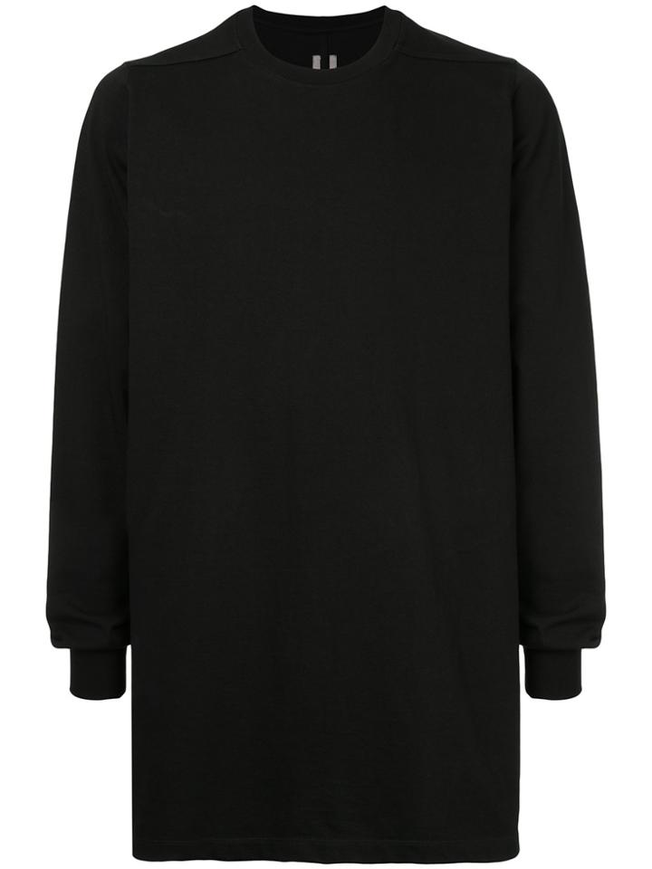 Rick Owens Long Sweatshirt - Black