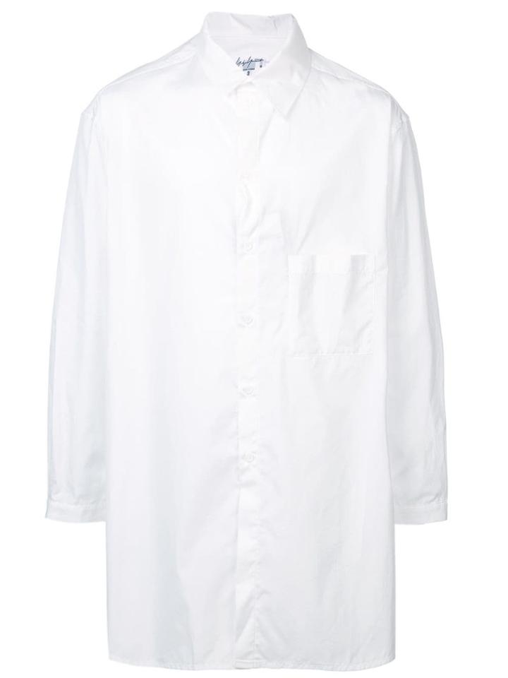 Yohji Yamamoto Mid-length Shirt - White