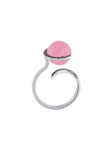 Christina Debs Swirl Ring - Metallic