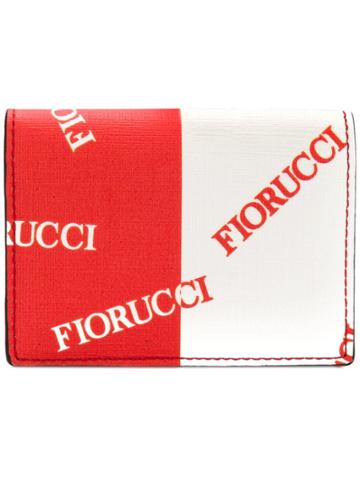 Fiorucci Logo Cardholder Wallet - Red