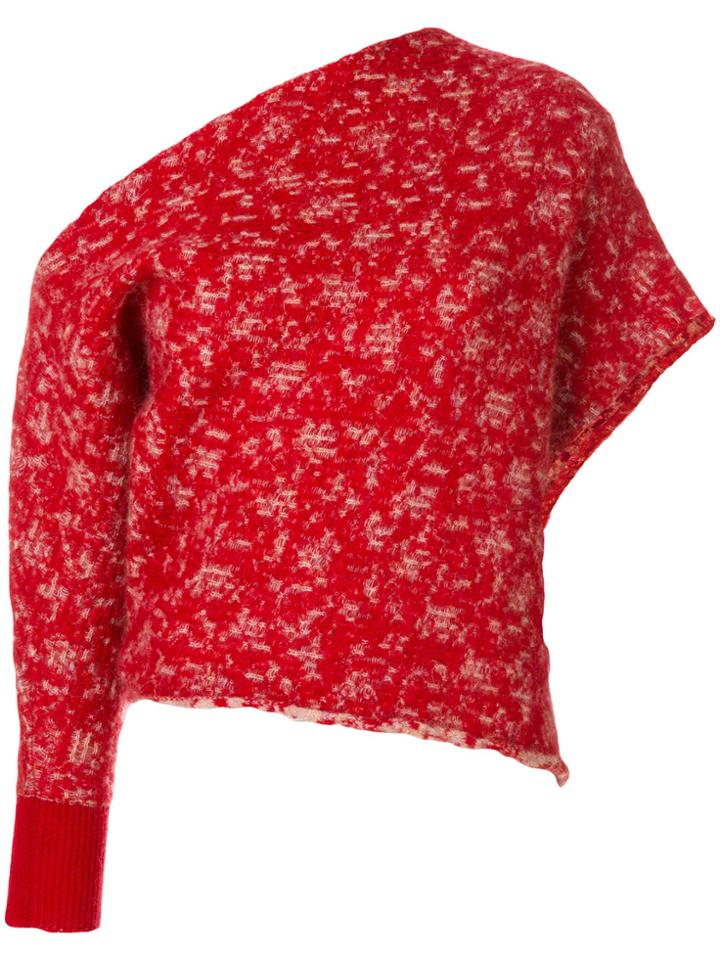 Lost & Found Ria Dunn One Shoulder Jumper - Red