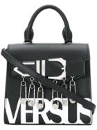 Versus Safety Pin Logo Handbag - Black