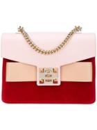 Salar Olivia Shoulder Bag, Women's, Red, Leather/suede