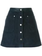 Rag & Bone Buttoned Mini A-line Skirt