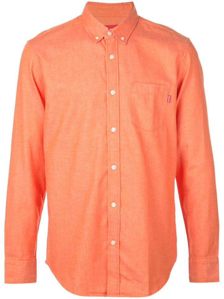 Supreme Chest Pocket Shirt - Orange