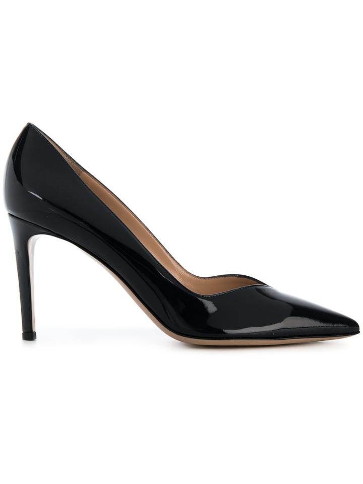 Gianvito Rossi 105 Pointed Pumps - Black