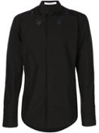 Givenchy Star Embroidered Shirt, Men's, Size: 39, Black, Cotton