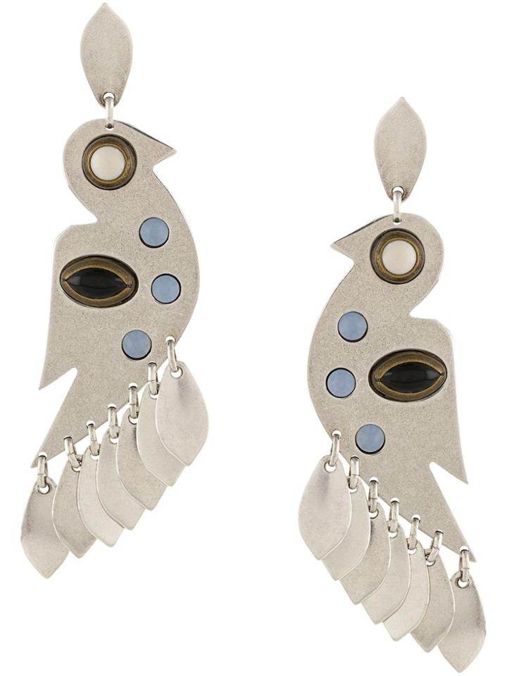 Isabel Marant Birdy Earrings - Silver