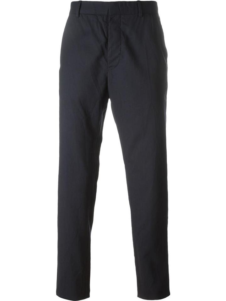 Marni Tailored Trousers, Men's, Size: 50, Blue, Virgin Wool