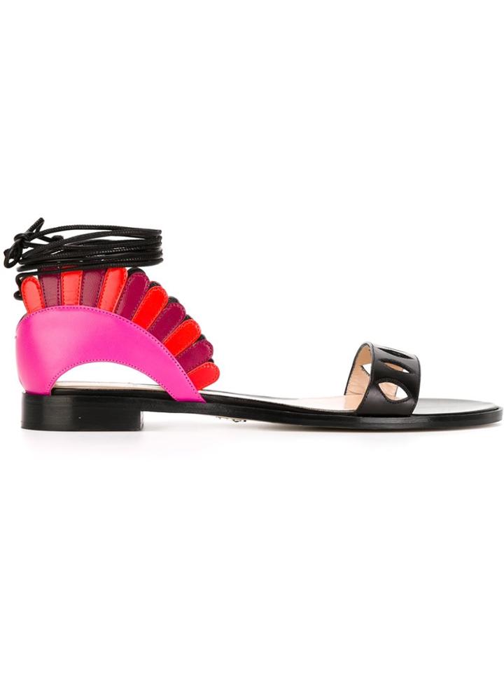 Paula Cademartori 'lotus' Sandals - Multicolour