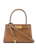 Tory Burch Lee Radziwill Small Satchel - Brown
