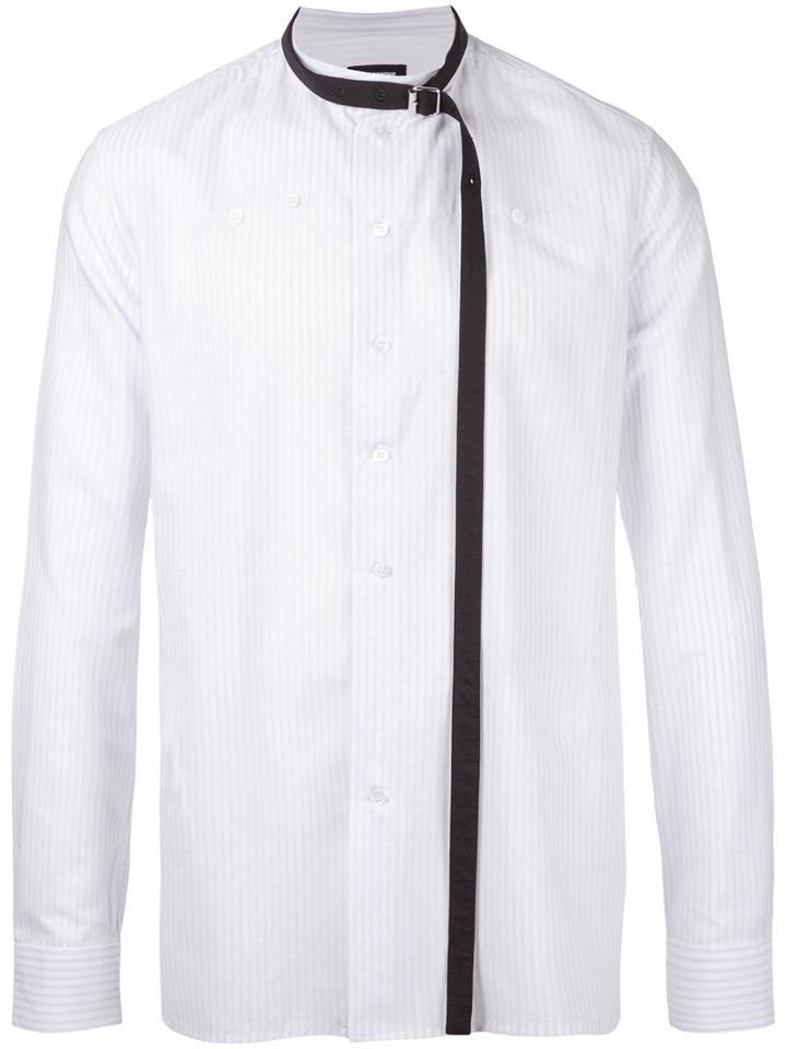 Raf Simons - Slim-fit Shirt With Neckstrap - Men - Cotton - 44, White, Cotton