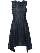 Christian Dior Pre-owned Houndstooth Knit Dress - Blue