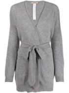 Twin-set Wrap Cardigan - Grey