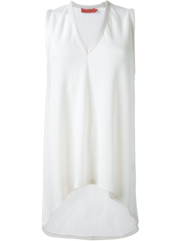 Manning Cartell View Point Top, Women's, Size: 8, White, Polyester/viscose