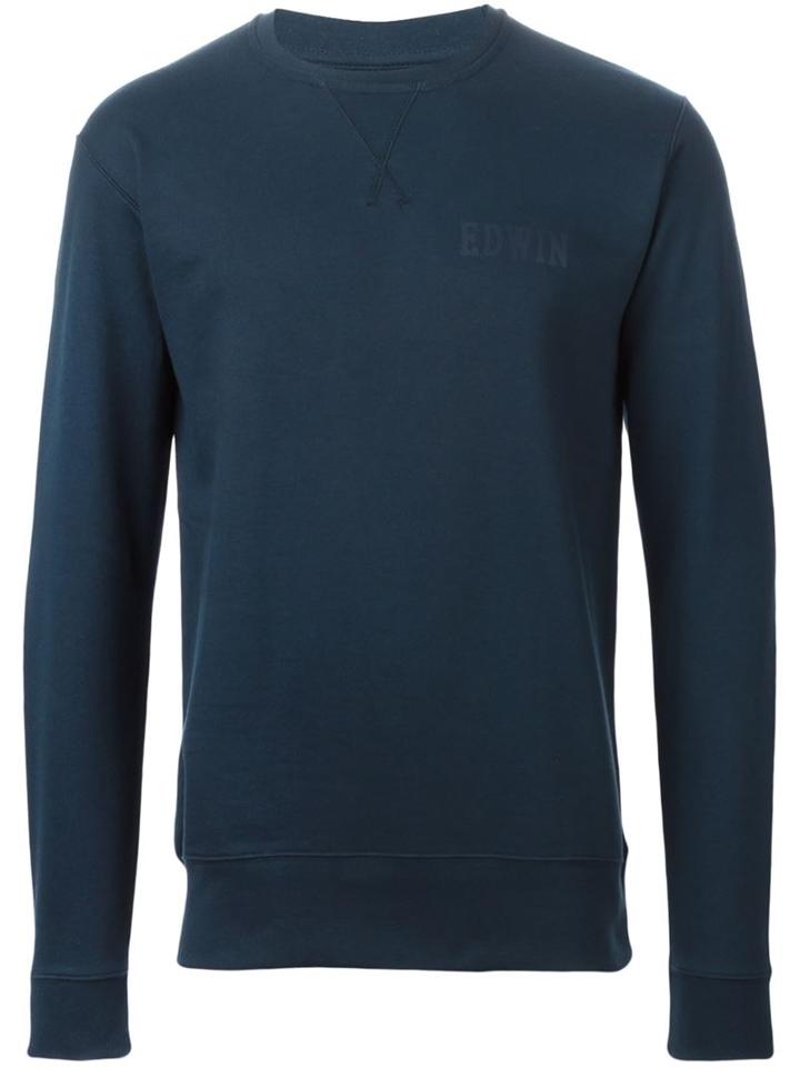 Edwin Logo Print Sweatshirt