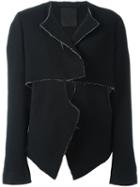 Lost & Found Ria Dunn Raw Edge Cut Out Cropped Jacket