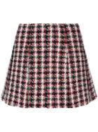 Philosophy Di Lorenzo Serafini - Tweed Mini Skirt - Women - Polyester/other Fibres/virgin Wool - 40, Black, Polyester/other Fibres/virgin Wool