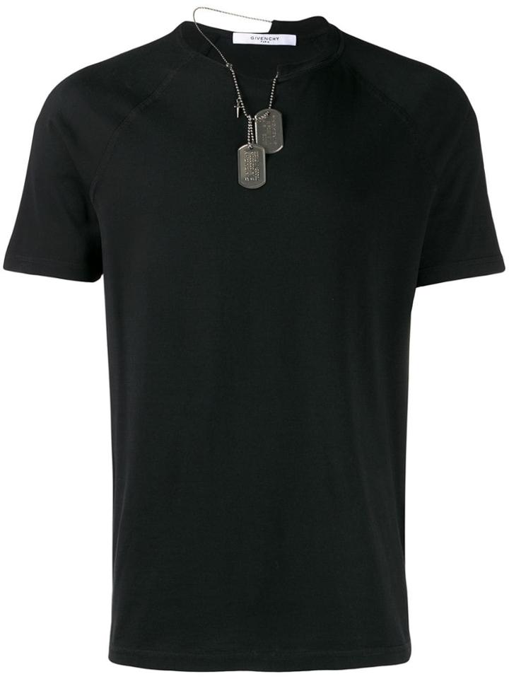 Givenchy Dog Tag T-shirt - Black
