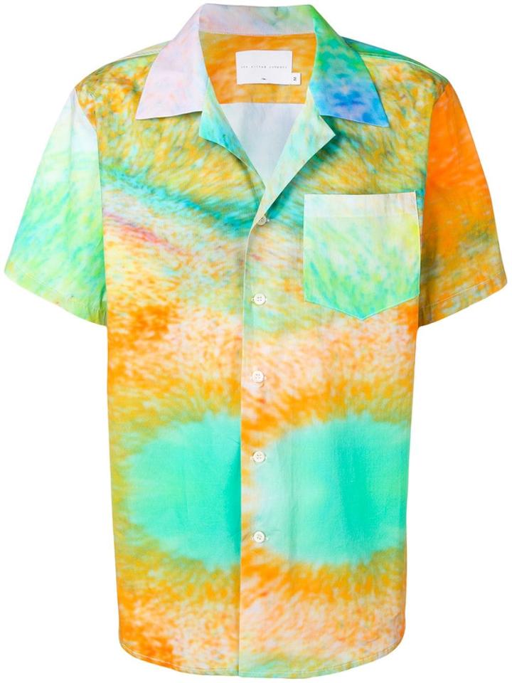The Silted Company Tie-dye Print Shirt - Orange