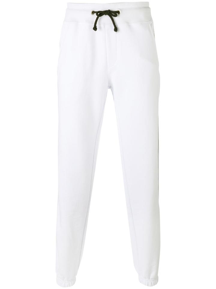 Gcds - Drawstring Track Pants - Men - Cotton - S, White, Cotton